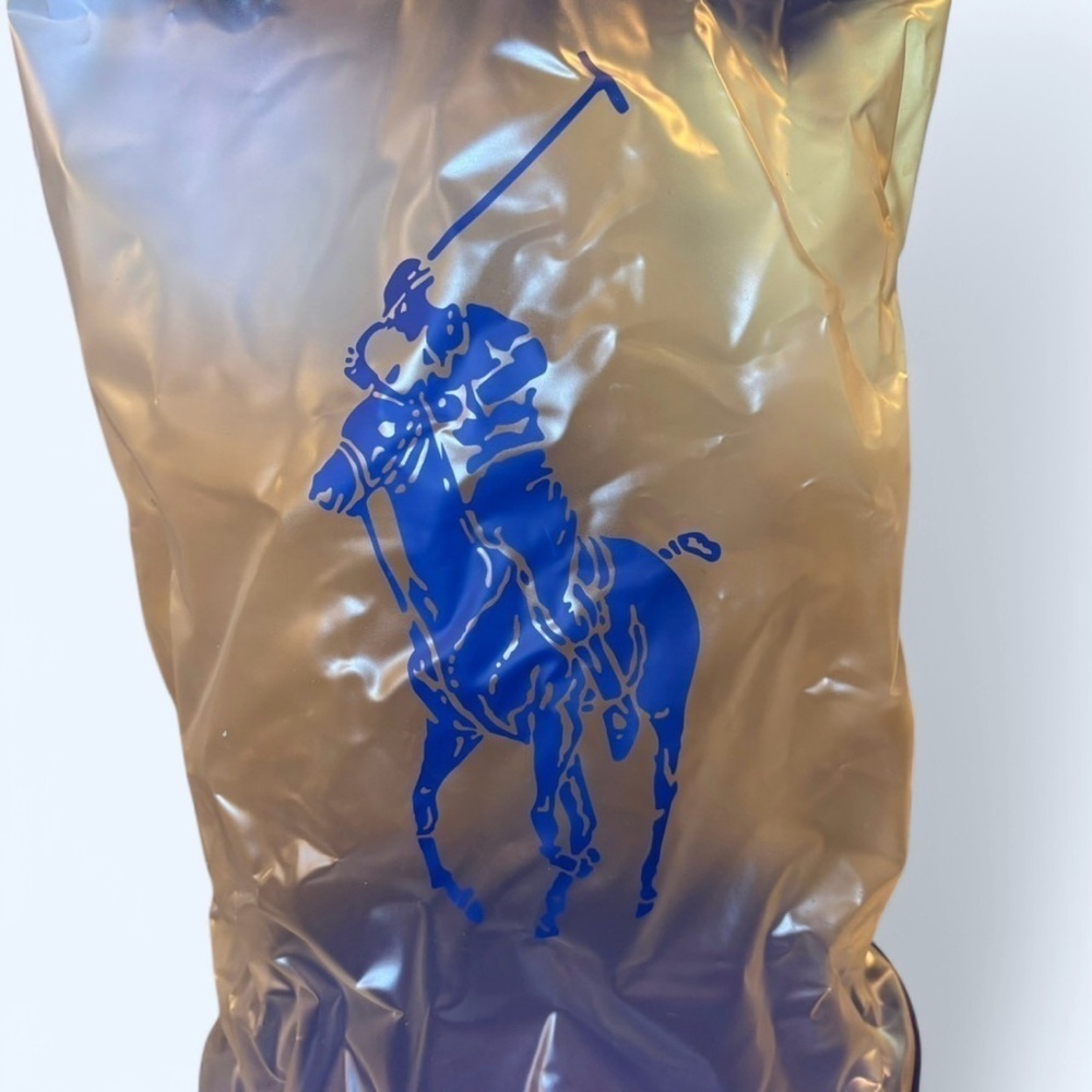 RARE Ralph Lauren Polo X US OPEN Tennis Back Pack Clear Blue Bucket Bag - Picture 3 of 7